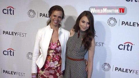 Troian Bellisario and Deborah Pratt