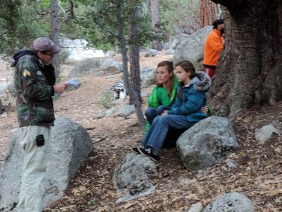 On set with Cassidy Freeman and Will Dickerson (dir) for Don't Look Back