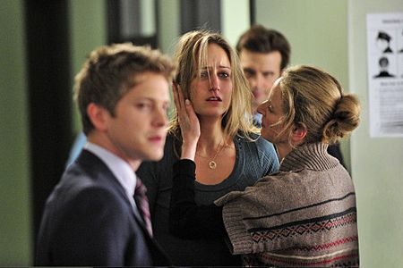 Leelee Sobieski, Vivienne Benesch, Matt Czuchry, and Frederick Weller in The Good Wife (2009)