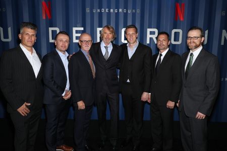 Garret Grant, JJ Hook, Ian Bryce, Michael Bay, David Ellison, Michael Kase, Matt Cohan - 6 UnderGround Premiere NYC