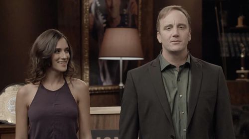 Jay Mohr and Carlye Tamaren in Money Where Your Mouth Is (2013)