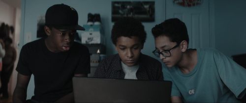 Jaden Michael, Gerald Jones, and Gregory Diaz IV in Vampires vs. the Bronx (2020)