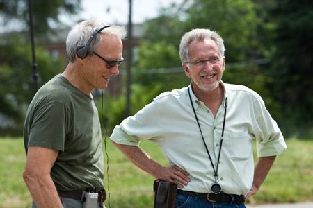 Clint Eastwood and Tom Stern in Gran Torino (2008)