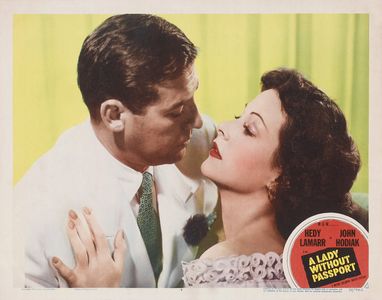 Hedy Lamarr and John Hodiak in A Lady Without Passport (1950)