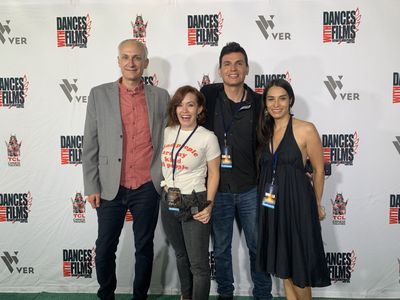 Nate Barlow, Paula Rhodes, and Andrés Useche at the 24th annual Dances With Films Closing Night