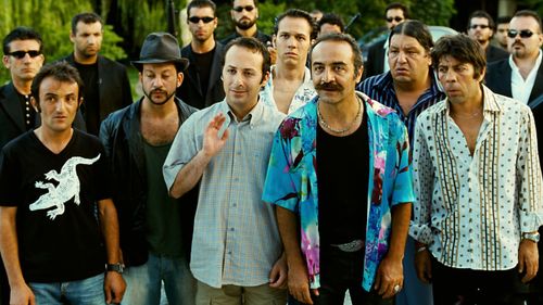 Tolga Çevik, Yilmaz Erdogan, Tuncer Salman, Erdal Tosun, Öner Erkan, Riza Kocaoglu, and Ersin Korkut in Magic Carpet Rid