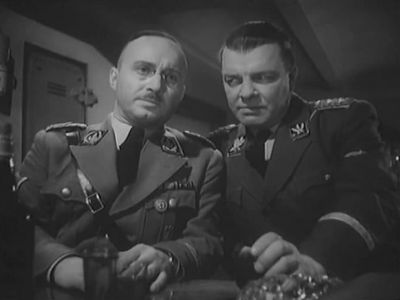 Vladimir Belokurov and Pyotr Berezov in Sekretnaya missiya (1950)