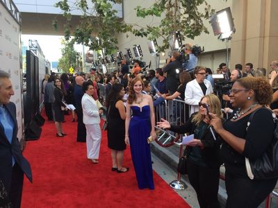 Lacey Hannan at the Jersey Boys Premier (2014)