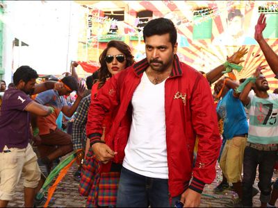 Jayam Ravi and Akshara Gowda in Bogan (2017)