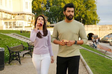 Raashi Khanna and Varun Tej in Tholiprema (2018)