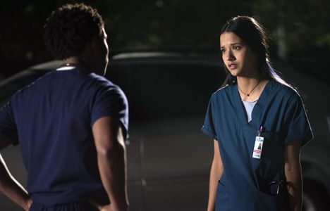 Robert Bailey Jr. and Tanaya Beatty in The Night Shift (2014)