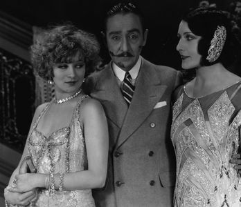 Arlette Marchal, Adolphe Menjou, and Greta Nissen in Blonde or Brunette (1927)