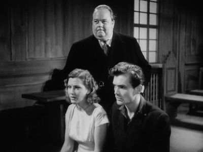 Benkt-Åke Benktsson, Barbro Kollberg, and Birger Malmsten in It Rains on Our Love (1946)