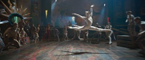 Judi Dench, Steven McRae, and Francesca Hayward in Cats (2019)