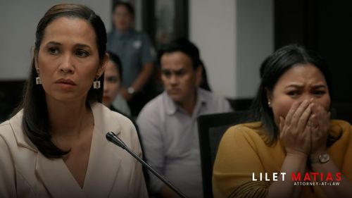 Maricel Laxa and Geraldine Villamil in Lilet Matias, Attorney-at-Law (2024)