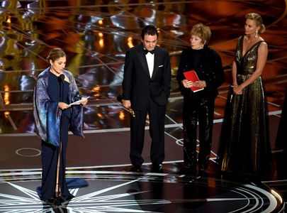 Charlize Theron, Shirley MacLaine, Firouz Naderi, and Anousheh Ansari at an event for The Oscars (2017)