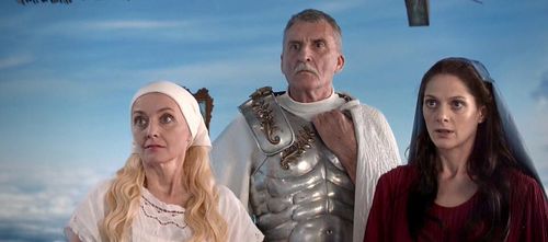 Martin Huba, Klára Issová, and Veronika Zilková in Andel Páne 2 (2016)