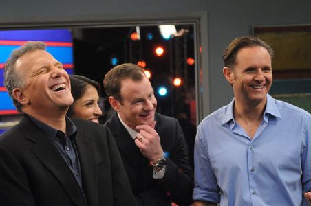 Paul Reiser, Mark Burnett, Larry Dorf, and Nazneen Contractor in The Paul Reiser Show (2011)