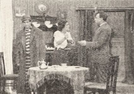 Guy Coombs, Miriam Nesbitt, and Charles Ogle in A Lesson Learned (1911)