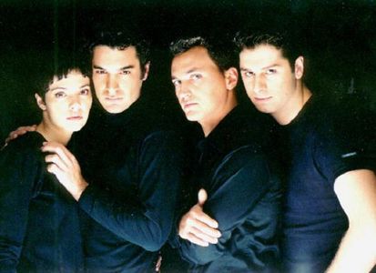 Haris Asimakopoulos, Christopher Papakaliatis, Alexandros Bourdoumis, and Marilita Lambropoulou in Three Wishes (2002)