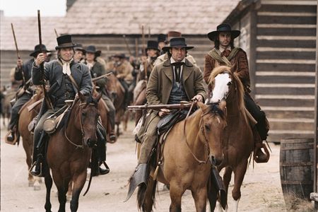 Jason Patric, Jordi Mollà, and Leon Rippy in The Alamo (2004)