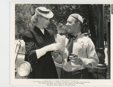 Tom Dugan and Martha Raye in $1000 a Touchdown (1939)