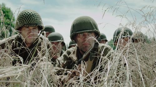 Robert McKeehen, Brad Schmidt, and Grant Alan Ouzts in Combat Report (2015)