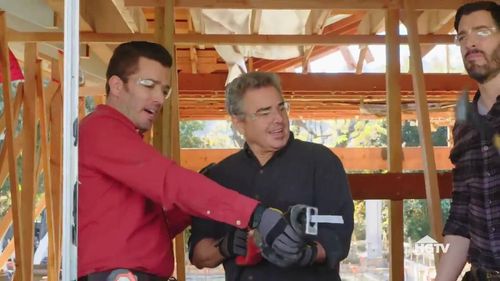 Christopher Knight, Drew Scott, and Jonathan Silver Scott in Building Brady (2018)