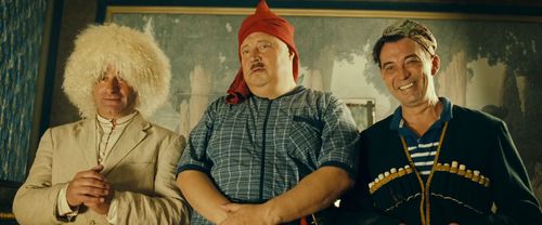 Nikolay Dobrynin, Sergey Stepanchenko, and Semyon Strugachyov in Kidnapping, Caucasian Style (2014)