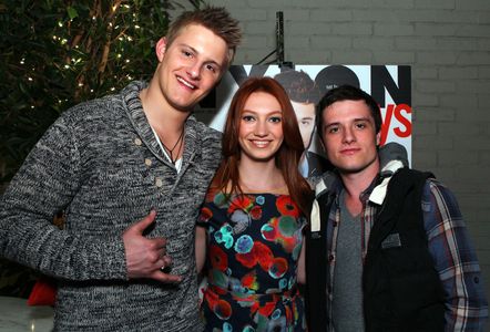 Josh Hutcherson, Alexander Ludwig, and Jacqueline Emerson