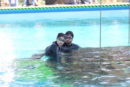 Shamita Shetty and Aly Goni in Fear Factor: Khatron Ke Khiladi (2008)