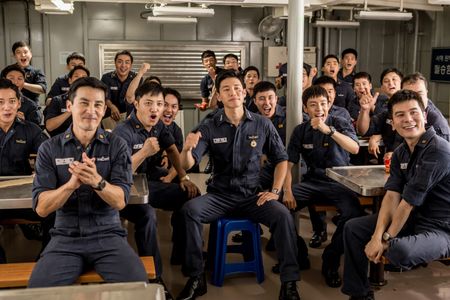 Jin Goo, Wan Lee, Mu-Yeol Kim, and Hyun-Woo Lee in Northern Limit Line (2015)