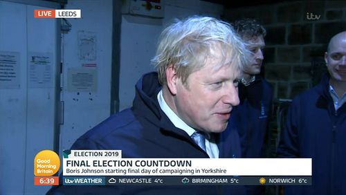 Boris Johnson in Good Morning Britain: Episode dated 11 December 2019 (2019)