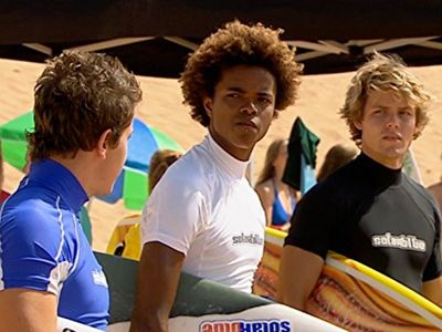 Kain O'Keeffe, Lachlan Buchanan, and Eka Darville in Blue Water High (2005)