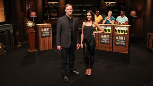 Jay Mohr and Carlye Tamaren in Money Where Your Mouth Is (2013)