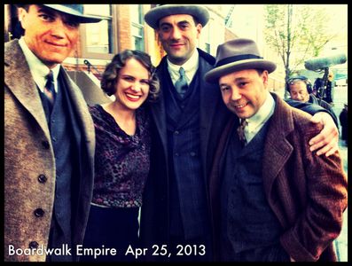 Actors (L-R) Michael Shannon, Maggie Fine, Morgan Spector, and Stephen Graham