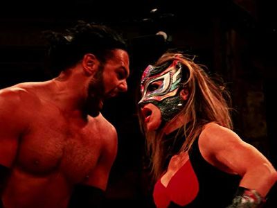 Paul Lloyd Jr. and Dulce María García in Lucha Underground (2014)