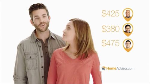 Paul Ballin in the US national commercial for HomeAdvisor