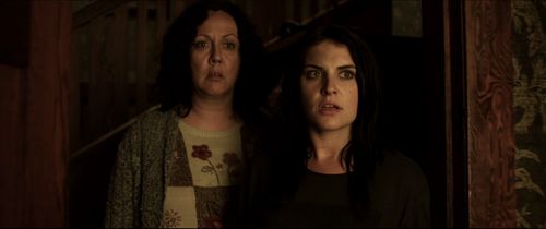 Rima Te Wiata and Morgana O'Reilly in Housebound (2014)