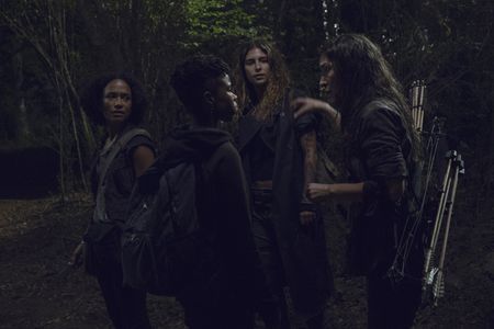 Angel Theory, Eleanor Matsuura, Nadia Hilker, and Lauren Ridloff in The Walking Dead (2010)