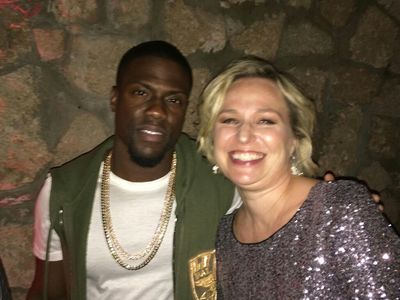 Christine Elliott and Kevin Hart at the 