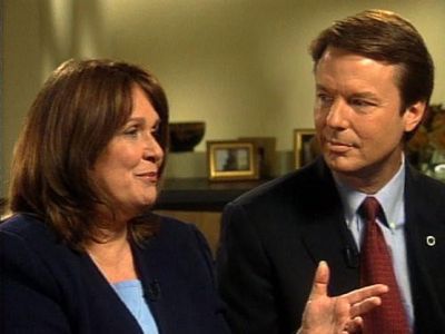 John Edwards and Elizabeth Edwards in Charlie Rose (1991)