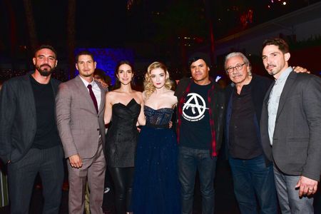 Edward James Olmos, Sarah Bolger, JD Pardo, Elgin James, Clayton Cardenas, and Carla Baratta