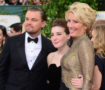 Leonardo DiCaprio, Emma Thompson, and Gaia Wise