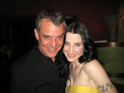 Megan Franich with Danny Huston