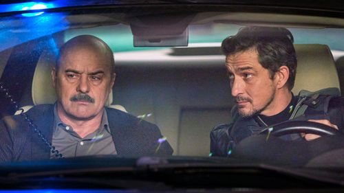 Alessandro Tiberi and Luca Zingaretti in No Activity: Niente da Segnalare (2024)