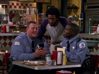 Reno Wilson, Billy Gardell, and Nyambi Nyambi in Mike & Molly (2010)