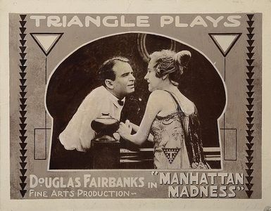 Douglas Fairbanks and Jewel Carmen in Manhattan Madness (1916)