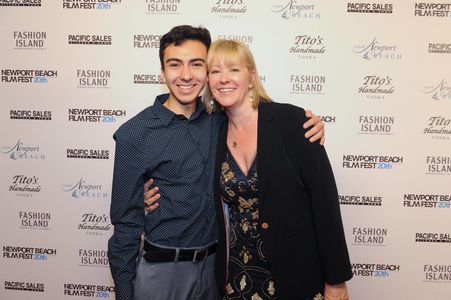 Felipe and Kerry David at the Breaking Their Silence world premiere at Newport Beach Film Festival