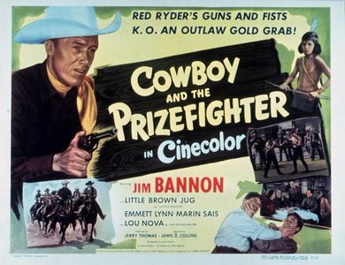 Jim Bannon, Don Haggerty, Lou Nova, and Don Reynolds in Cowboy and the Prizefighter (1949)